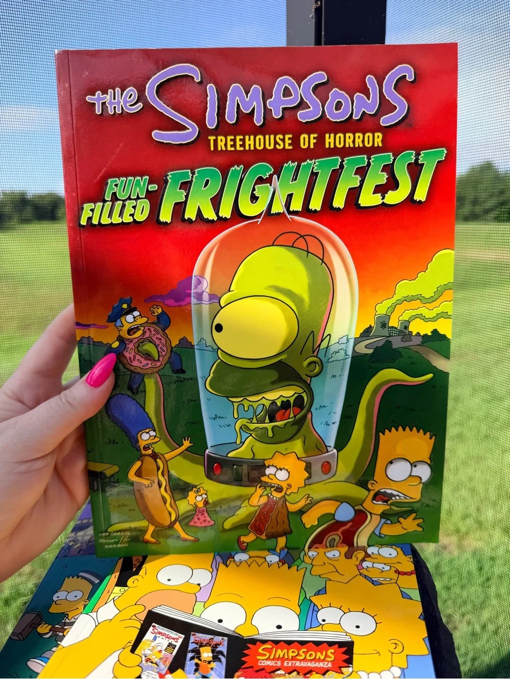 The Simpsons Comic Book Lot of 3 TPB Graphic Novels Treehouse Horror
